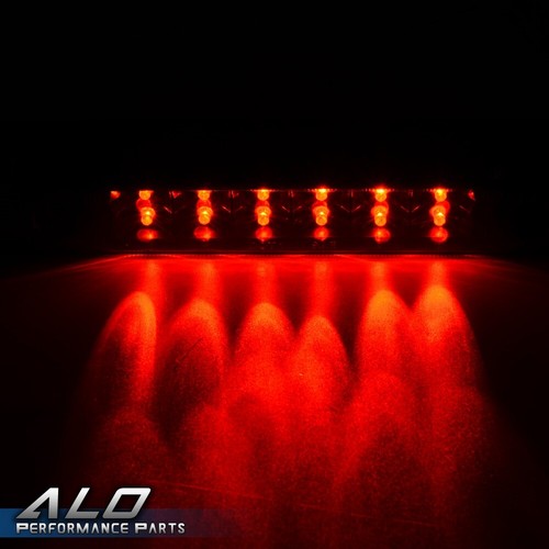 Solid Spare Fit For 2001-2004 Nissan Frontier Pickup Smoke Lens LED 3rd Brake Tail Light