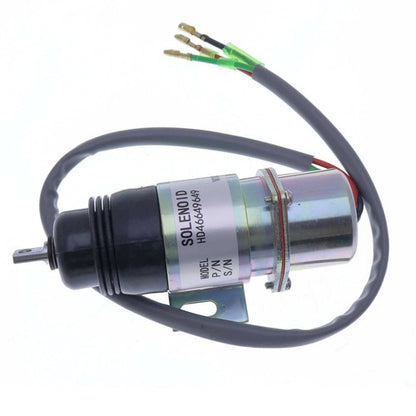 Solid Spare 894453-3411 MV1-58 Stop Solenoid 12VDC 8-94453341-0 for Hitachi Isuzu Engine
