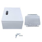 Solid Spare 12x10x6" NEMA 4X Steel Electrical Box, IP56 Waterproof Lockable w/Mounting Plate
