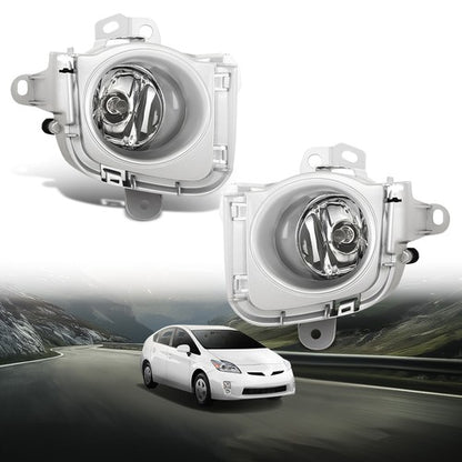 Solid Spare Fog Lights Driving Lamps w/ Bulbs+Wiring+Switch Fit For 2010-2011 Toyota Prius