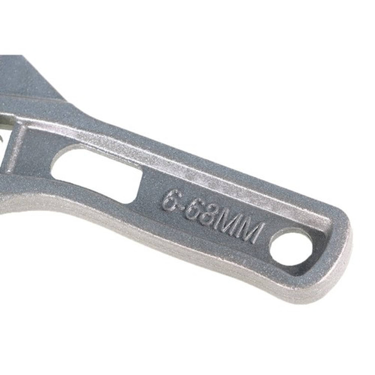 Solid Spare Hand Tool Adjustable 6-68mm Wrench Shifter Spanner Wide Jaw Heavy Duty Repair