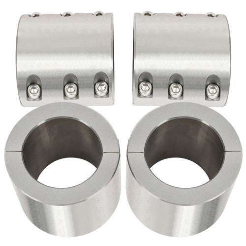 Solid Spare Universal 4Pcs 2" Inch OD Size Tube Clamps Roll Cage Mount Cage Long