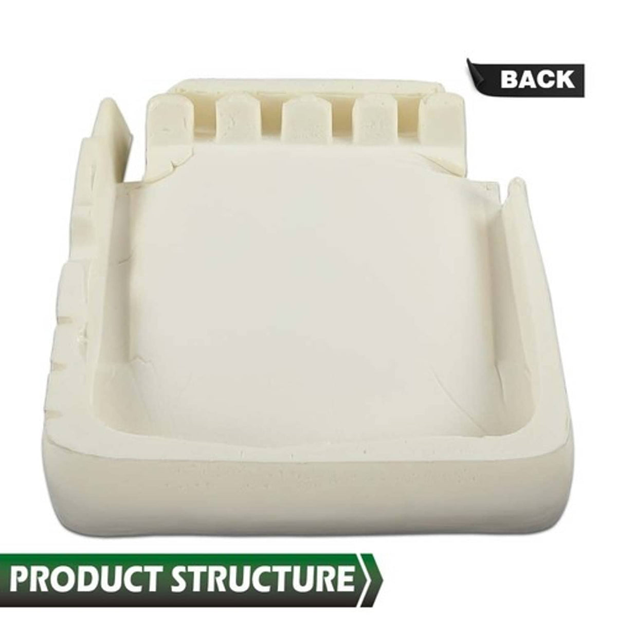 Solid Spare Fit For 2006-2010 Dodge Ram 1500 2500 3500 4500 Front Seat Bottom Foam Cushion
