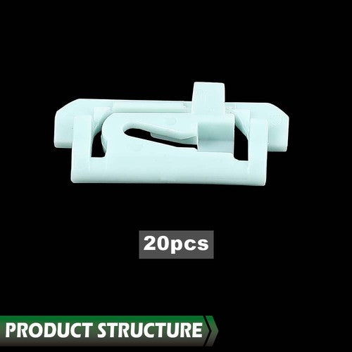 Solid Spare 20pcs Windshield & Rear Window Trim Molding Clips Fit For 1978-1988 GMG-Body