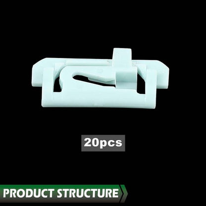 Solid Spare 20pcs Windshield & Rear Window Trim Molding Clips Fit For 1978-1988 GMG-Body