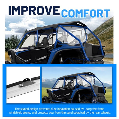 Solid Spare Clear Rear Windshield Back Window For Honda 2020 2021 2022 2023 Talon 1000X-4