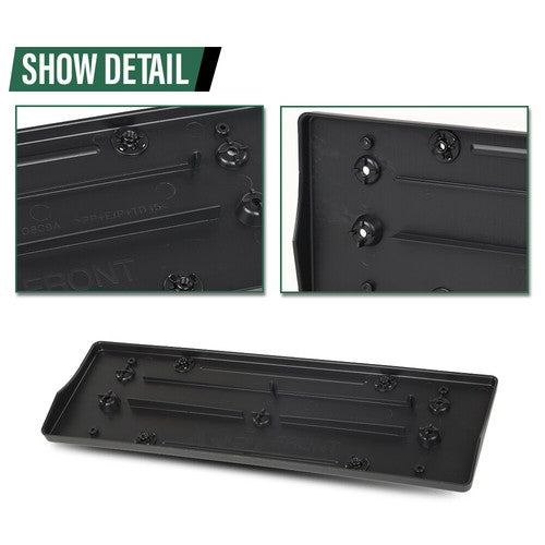 Solid Spare Fit For 2010-2019 Jaguar XJ Front Bumper License Plate Bracket C2D30836