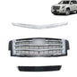 Solid Spare For Cadillac Escalade 2015-2020 Chrome Front Grille + Hood Molding Trim New