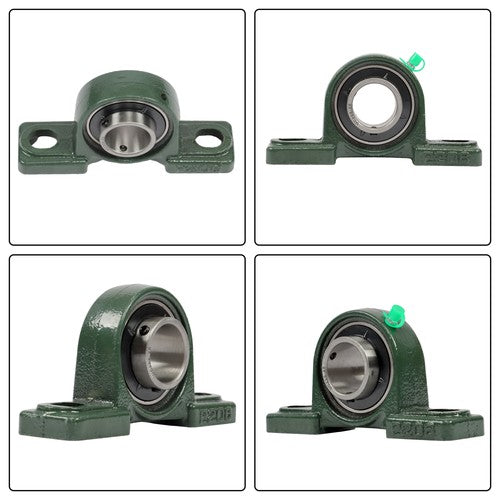 Solid Spare 10Pcs UCP206-20 Pillow Block Bearing 1-1/4" Bore 2 Bolt Solid Base Self-Aligning