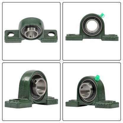 Solid Spare 10Pcs UCP206-20 Pillow Block Bearing 1-1/4" Bore 2 Bolt Solid Base Self-Aligning