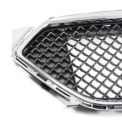 Solid Spare For Ford Taurus 2013-19 Plastic Front Upper Bumper Grille Mesh Grill Replacement