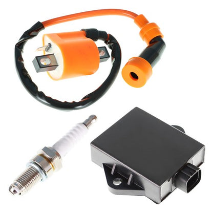 Solid Spare US Ignition Coil Spark Plug And CDI Box New For Arctic Cat ATV 300 2x4 1998-2005