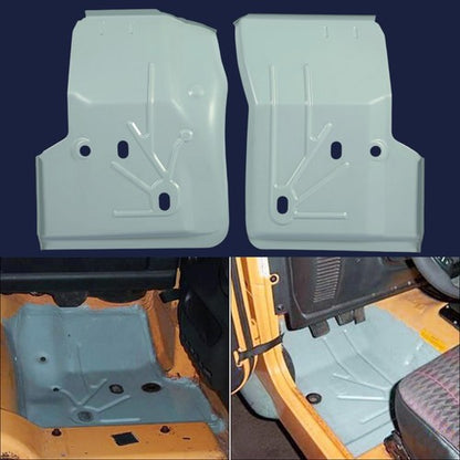 Solid Spare For Jeep Wrangler TJ 2D 1997-2006 New Steel Front Driver Passenger Floor Pans