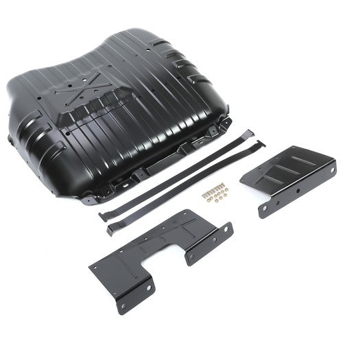 Solid Spare Fuel Tank Skid Plate Cover w/ STRAPS Steel For 1999-2004 Jeep Grand Cherokee