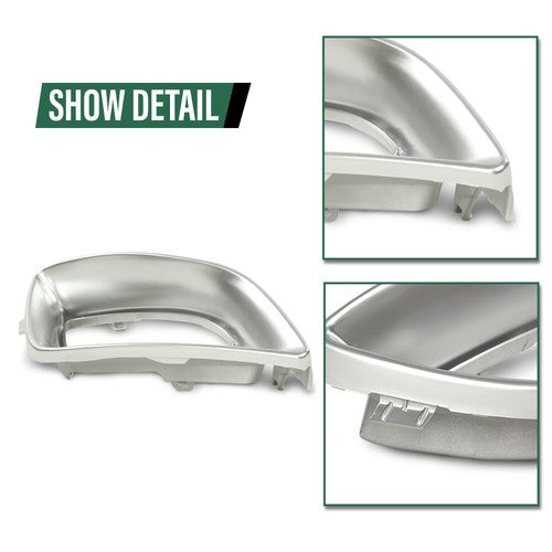 Solid Spare Fit For 06-10 Mercedes-Benz R Class Front Bumper Fog Light Trim Left+Right