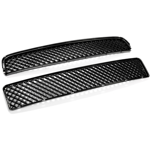 Front Upper & Lower Hood Grille Black 2pcs For 2005-2010 Scion TC 53101-21110