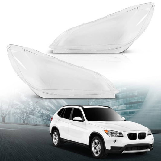 Solid Spare Clear Headlight Replacement Lens Fit For 2010-2015 BMW X1 E84 Left+Right Side