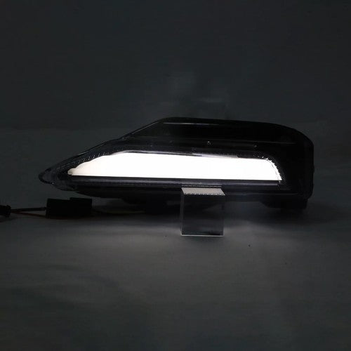 4PCS LED Double Color Fog LIghts & Turn Signal Lights For 2014-2020 Infiniti Q50