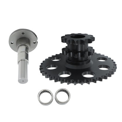 Solid Spare Chain Drive Cluster Sprocket Set D76529 D64175 Fits Case Skid Steer 1845