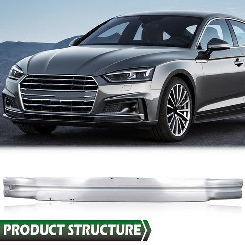 Solid Spare Fit For 09-16 Audi A4 A5 Quattro S4 S5 Aluminum Front Bumper Reinforcement