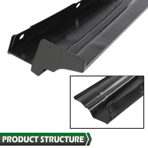Solid Spare Fit For 1979-1985 Cadillac Eldorado Rear Bumper Fillers Set of 7 Black