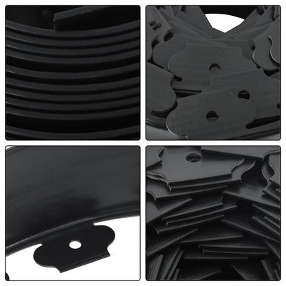 Solid Spare 1 Set No-Dig Garden Edge Lawn Border L-shaped Landscape Edging Border Kit 33 FT