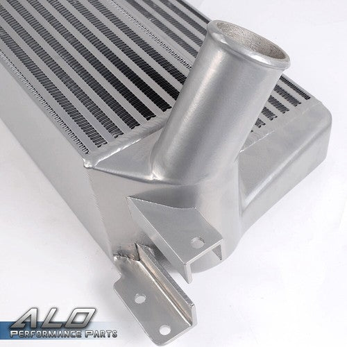 Solid Spare Aluminum Front Mount Intercooler Fit For 2015-2017 Ford Mustang 2.3L EcoBoost