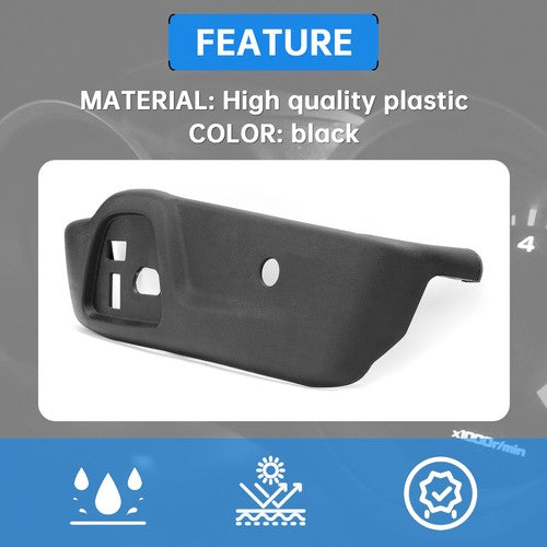 Solid Spare Front Driver Side Power Seat Outer Switch Trim Panel For 2006-2010 Hummer H3/H3T