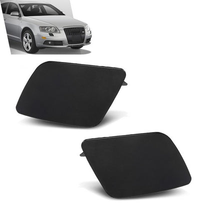 Solid Spare Fit For 2005-2008 Audi A6 Quattro Headlight Washer Cover Cap Left & Right Side