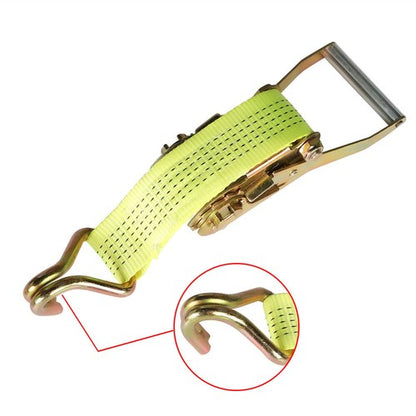 Solid Spare 8-Pcs 2" x 15 Ft Ratchet Straps With J Hook 5000 Lbs Heavy Duty Tie Downs
