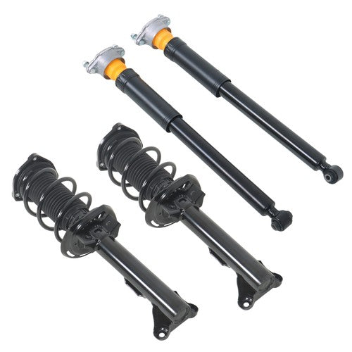 Solid Spare 4PCS Front Complete Struts Rear Shocks For Mercedes E350 2010-2014 RWD 501798019