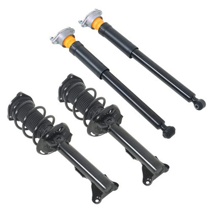 Solid Spare 4PCS Front Complete Struts Rear Shocks For Mercedes E350 2010-2014 RWD 501798019