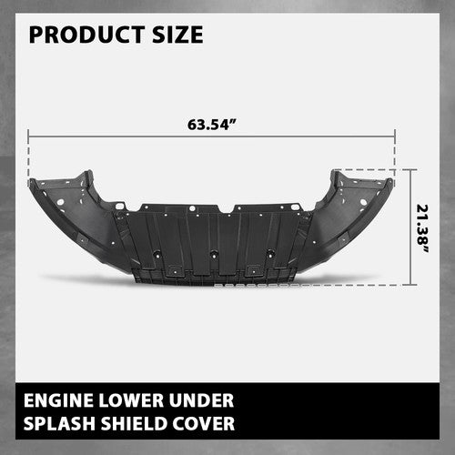 Solid Spare Fit For 2015-2018 Ford Focus Front Engine Splash Shield Under Cover FO1228150