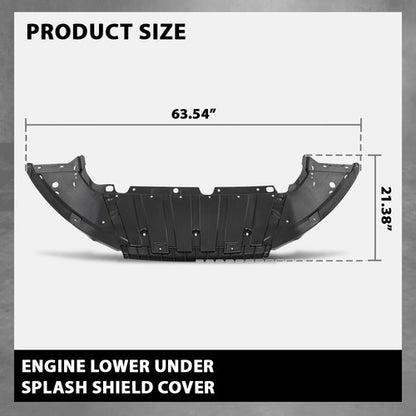 Solid Spare Fit For 2015-2018 Ford Focus Front Engine Splash Shield Under Cover FO1228150