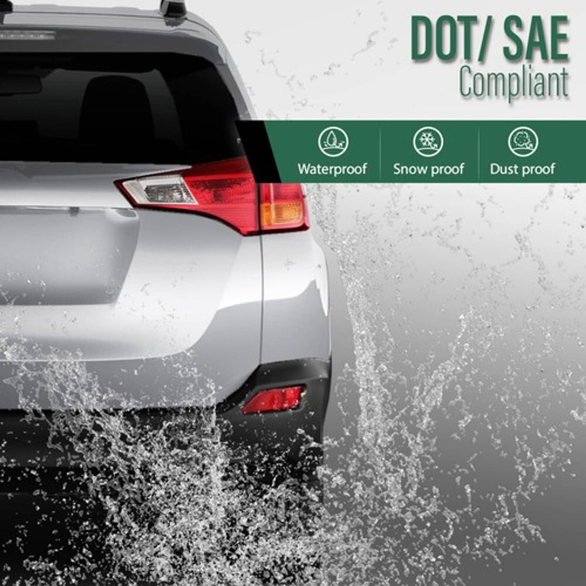 Solid Spare Rear Bumper Light Lamp Reflector Right Side Fit For Toyota RAV4 2013 2014 2015