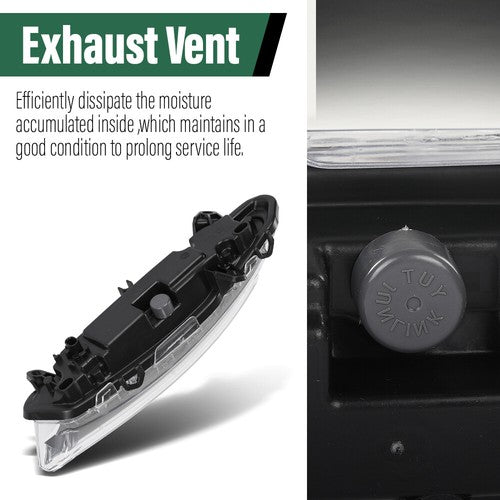 Solid Spare LED Fog Light Daytime Running Lamp Left Fit For Mercedes-Benz S550 S600 S63 AMG