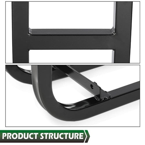 Solid Spare Fit For Yamaha EZGO Club Car Golf Cart Black Universal Rear Seat Safety Grab Bar