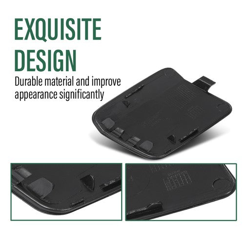 Solid Spare Fit For 2019-2023 Volvo S60/V60 Front Bumper Tow Hook Eye Cover Cap 397939695