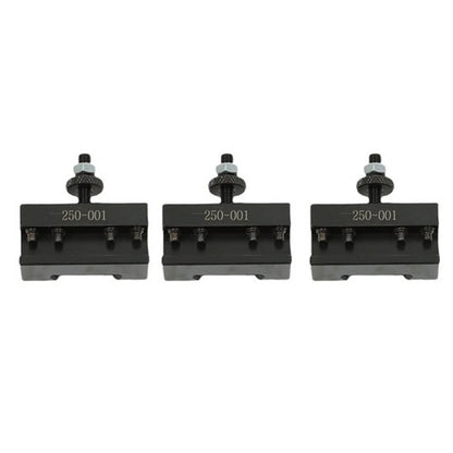 Solid Spare New 3 PCS OXA #1 Quick Change Turning & Facing Lathe Tool Post Holder 250-001