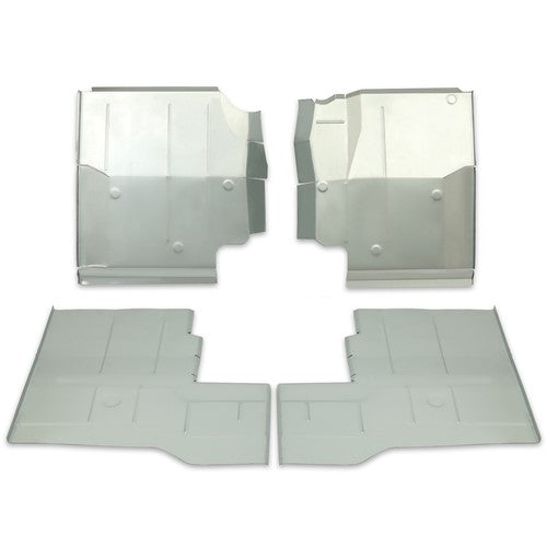 Solid Spare Front & Rear Floor Pans 4PC Kit For Jeep CJ7 CJ8 Scrambler & YJ Wrangler 76-96