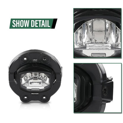 Solid Spare Fit For Jeep Cherokee 2019-2022 LED Driving Fog Light Lamp Left=Right 68410368AB
