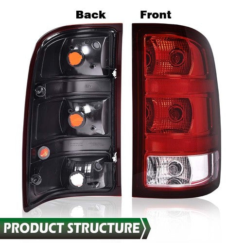Solid Spare Fit For 07-13 GMC Sierra 1500 2500 3500 Rear Tail Light Brake Lamp Right Side