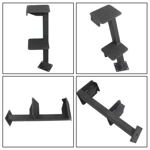 Solid Spare 2Steps Boat Trailer Steps with Handrail Boat Trailer Ladder, Boat Trailer Steps