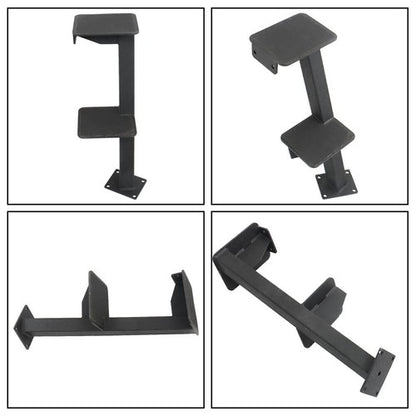 Solid Spare 2Steps Boat Trailer Steps with Handrail Boat Trailer Ladder, Boat Trailer Steps