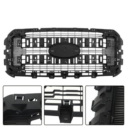Solid Spare Fit For 11-16 Ford F-250 F-350 F-450 F-550 Super Duty Grille Bracket Grill Upper