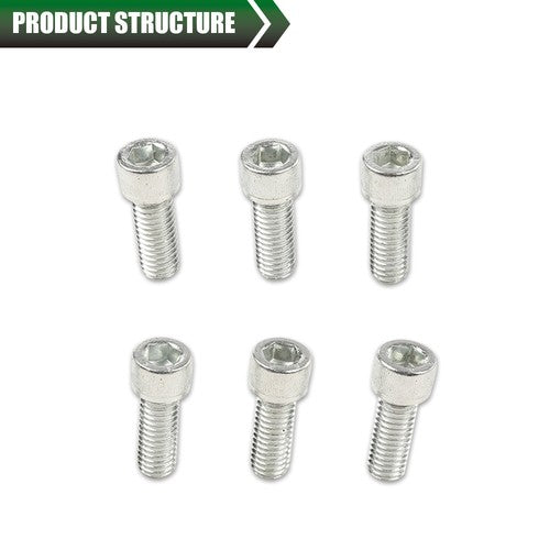 Solid Spare Set Of 12 Chrome Intake Manifold Bolts Fit For 283 327 350 400 Small Block Chevy