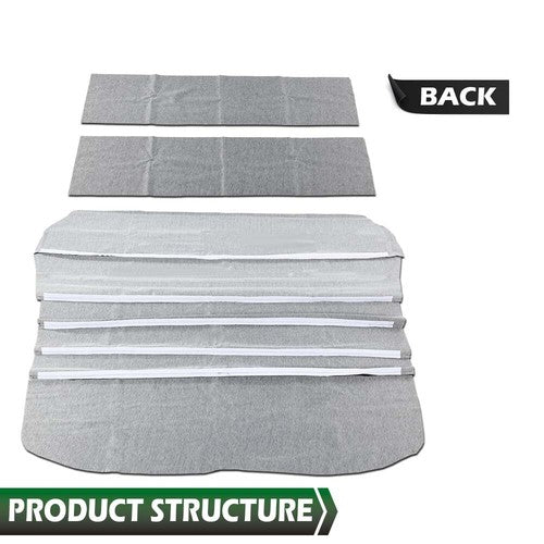 Solid Spare New Black Tier Headliner Fit For 1969 1970 1971 1972 Oldsmobile Cutlass & 442