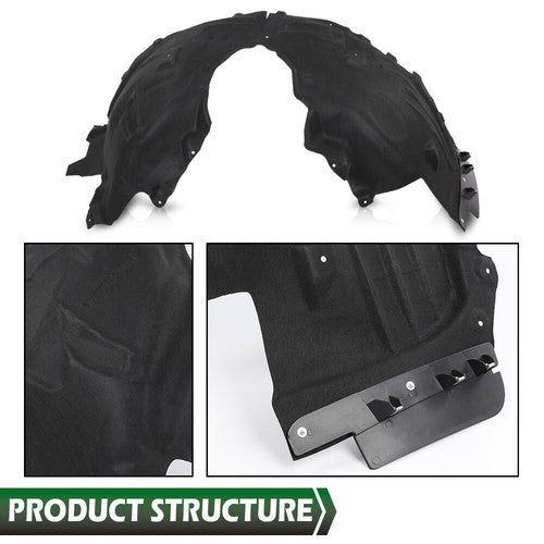 Solid Spare Fit For 2020-2022 Ford Explorer Front Inner Fender Liner Left Driver Side