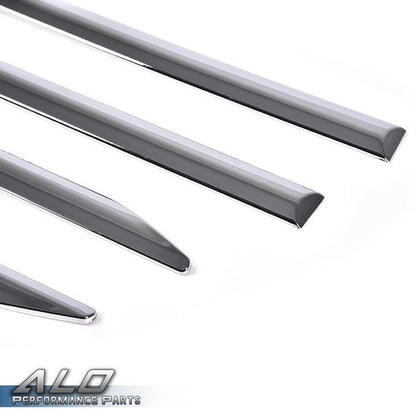 Solid Spare 4pcs Body Side Molding Trim Chrome Fit For 19-21 Dodge Ram 1500 Crew Cab