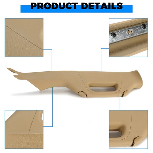 Solid Spare FOR 2011-16 Ford F250 F350 F450 F550 Super Duty Right A Pillar Handle Tan Trim